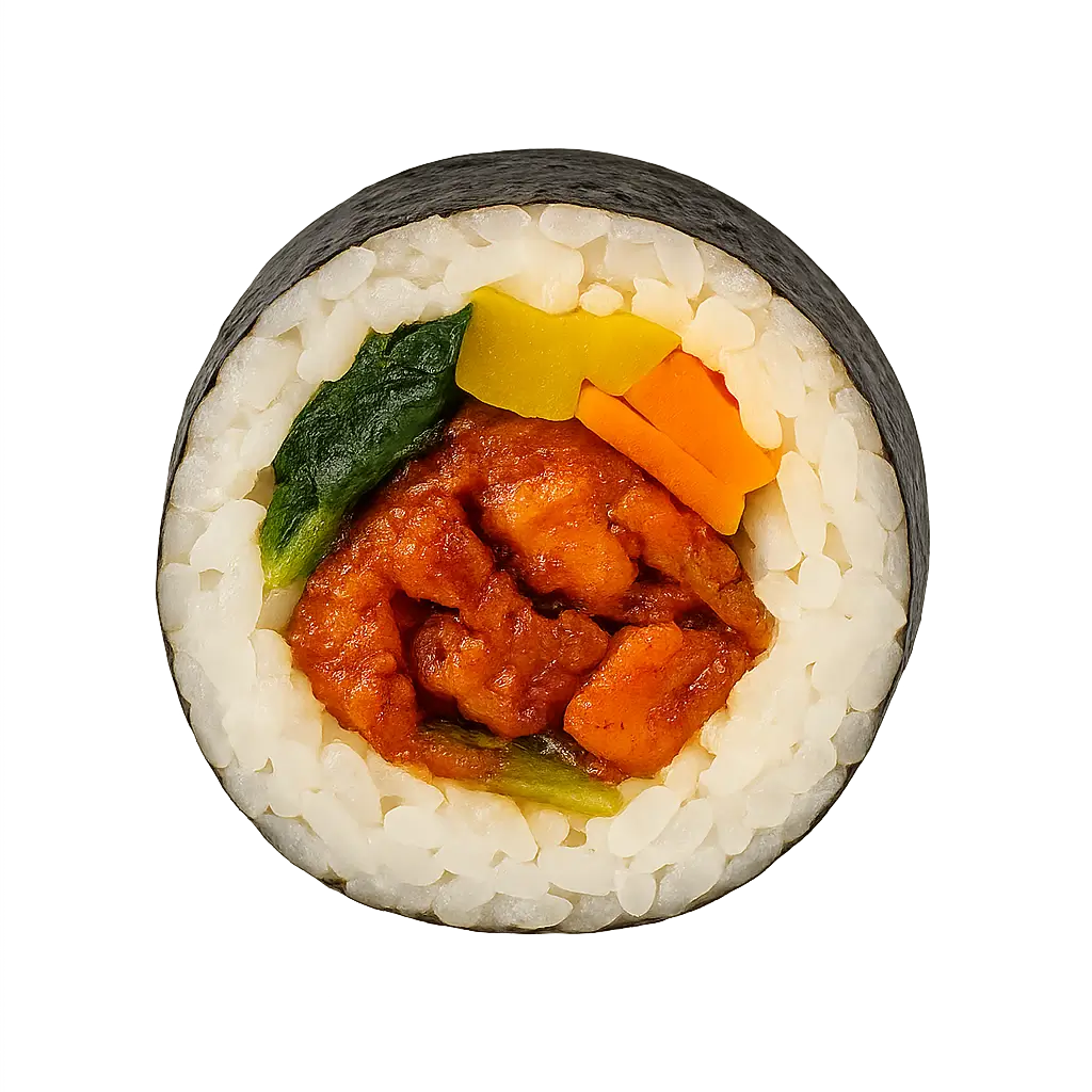 Spicy Chicken Kimbap