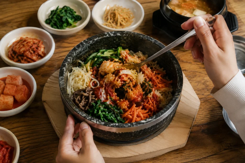Cara Makan Bibimbap
