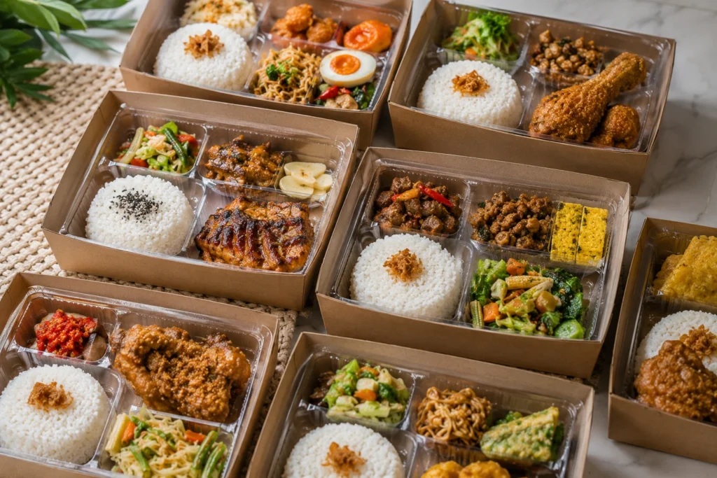 aneka menu nasi kotak