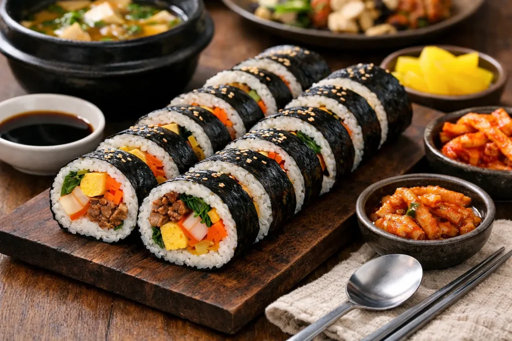makanan korea kimbab
