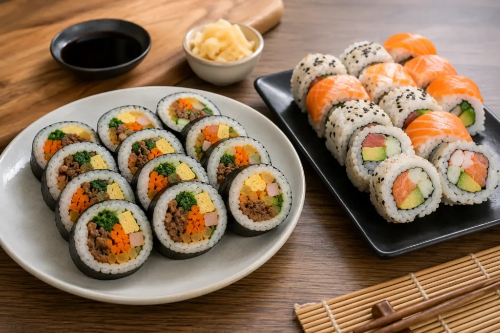 Bedanya Kimbab dan Sushi