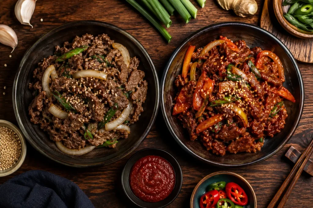 bedanya bulgogi dan gochujang