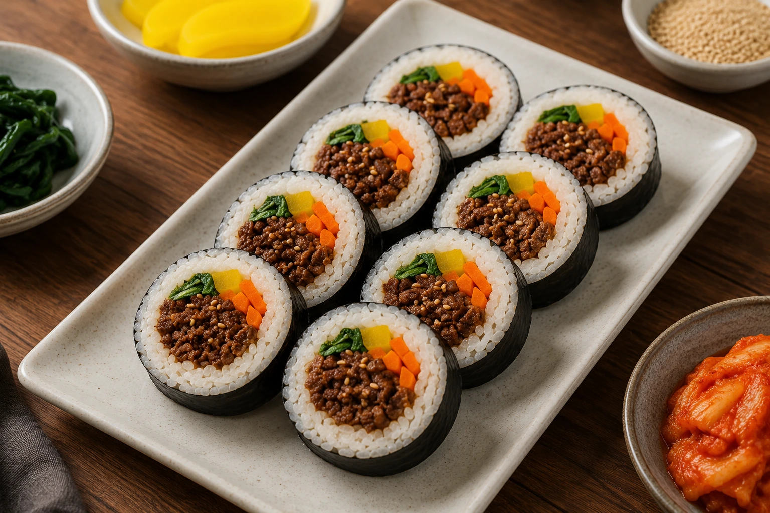 menu kimbab