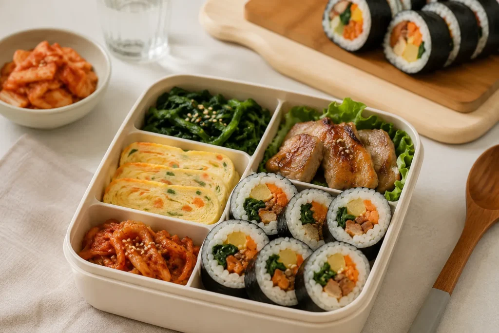 cara membuat bekal ala korea