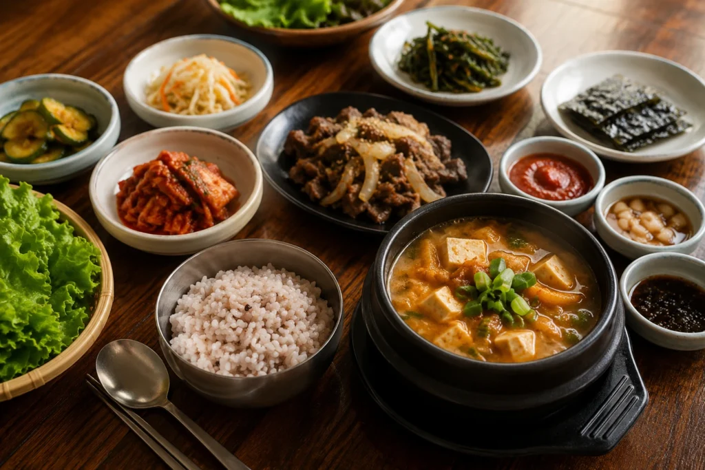 makanan sehat korea