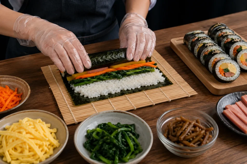 rice roll korean