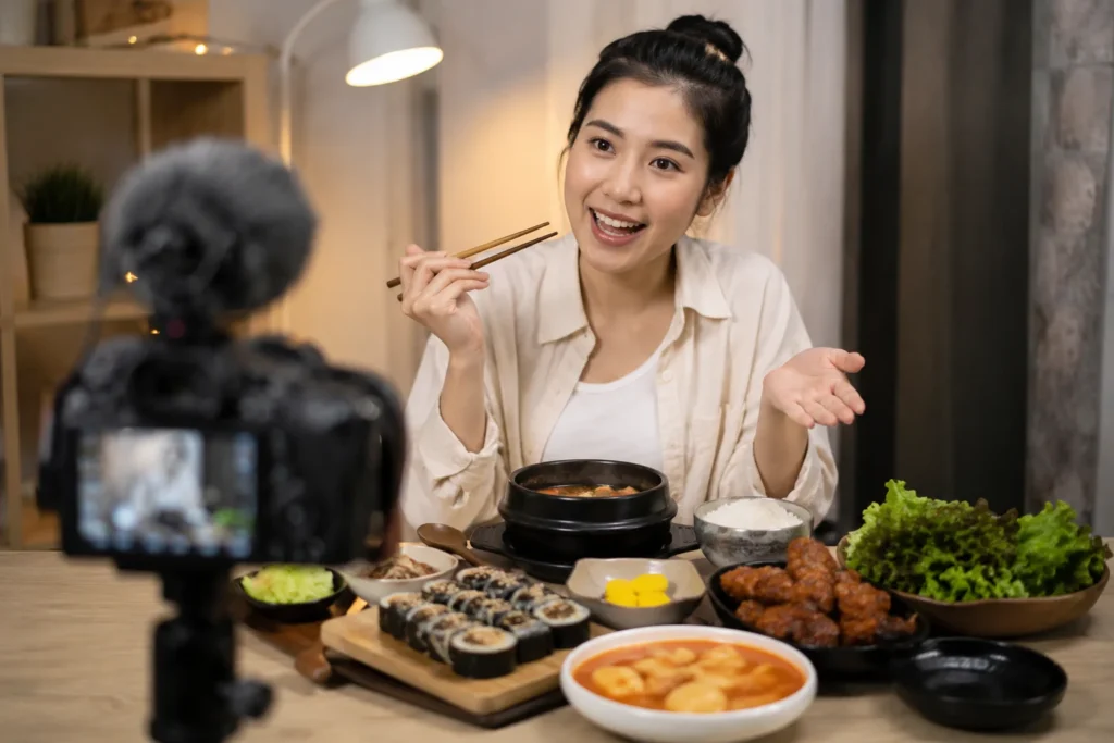 tren makanan korea