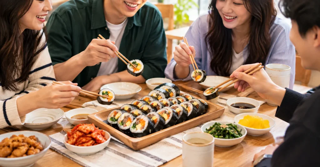 nasi rumput laut korea,
