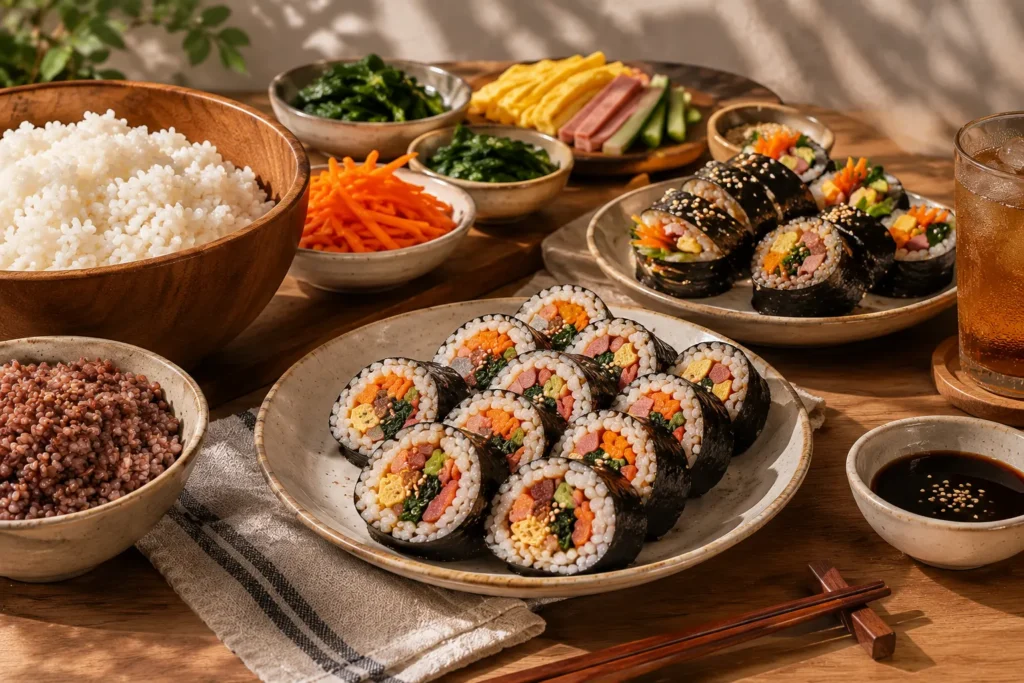 beras untuk kimbap