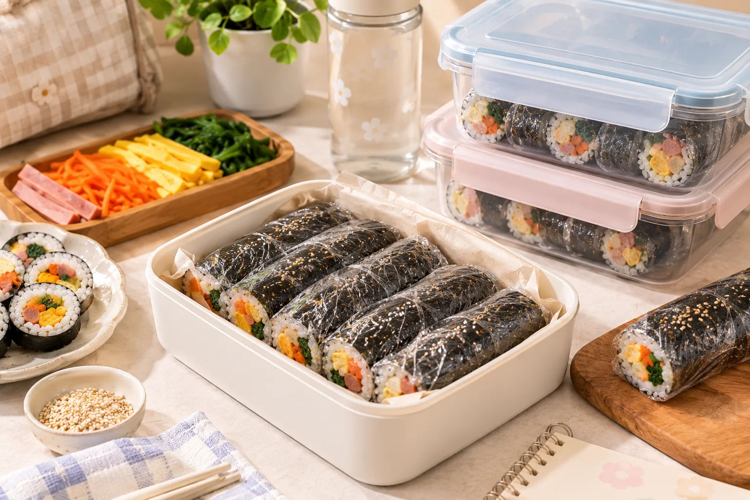 cara menyimpan kimbap
